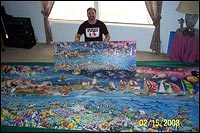 FIRST IN USA TO MIX ALL 24,000 PUZZLE PIECES