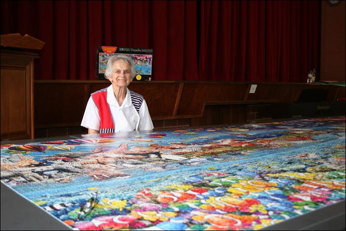 OLDEST PERSON IN THE WORLD TO COMPLETE THE PUZZLE SOLO 
 (77 years old as of 24 November 2008)