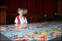 OLDEST PERSON IN THE WORLD TO COMPLETE THE PUZZLE SOLO.