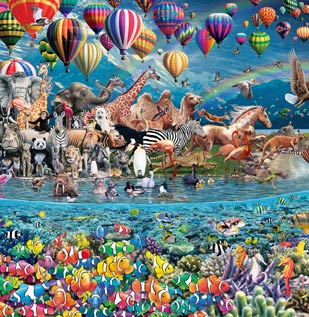 Educa Borras Life, The Greatest 24,000 Piece Puzzle